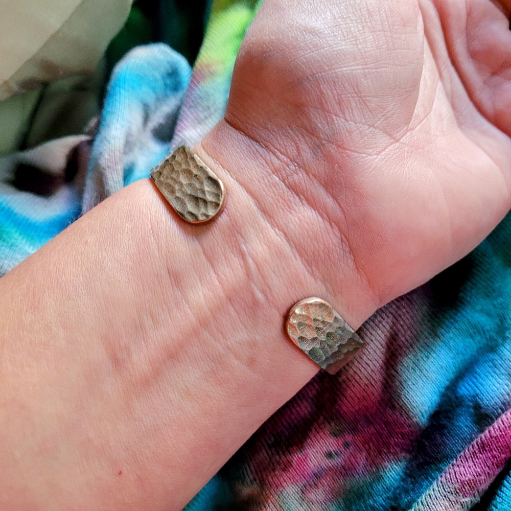 Silver Ascension Cuff Bracelet Sage Goddess .925 Silver - Picture 5 of 6